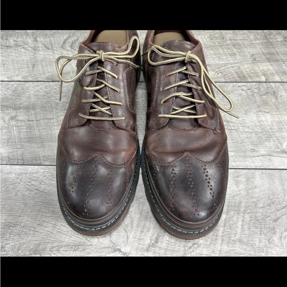 Sorel NL2282 Madson Brown Leather Men’s Wingtips Lace Up Oxfords Shoes Size 11 main image 9